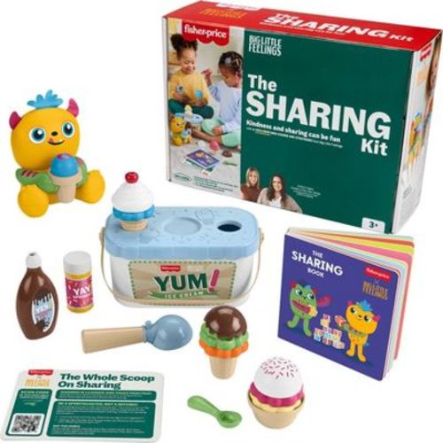 Fisher-Price Big Little Feelings Sharing Kit: Set of Toys & Tips for Toddlers & Kids