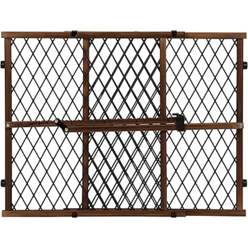 Evenflo Position & Lock Baby Gate, Pressure-Mounted, Farmhouse Collection