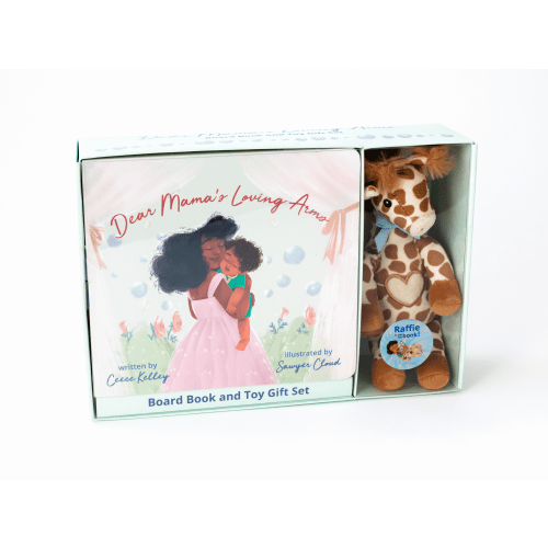 Dear Mama's Loving Arms Board Book & 9" Plush Giraffe Toy Gift Set (0-5 Years)