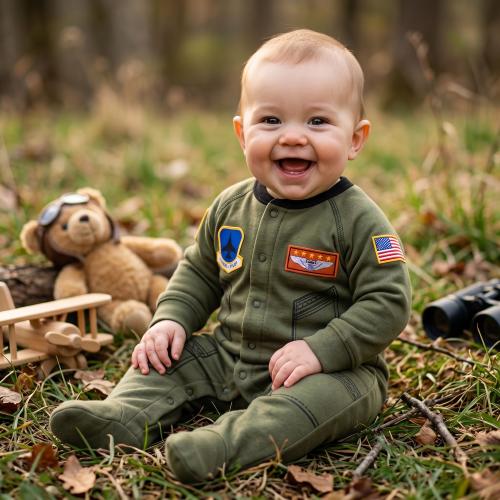 Baby Flight Suit Crawler