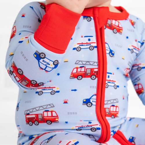 Hometown Hero Zip Romper