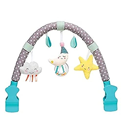 Taf Toys Activity Arch Ideal for Infant & Toddlers, Fits Stroller & Pram. with Fascinating Toys, Stimulates Baby’s Senses and Motor Skills Development. Mini Moon Arch