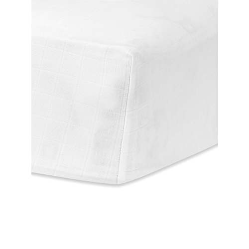 Muslin - Crib Sheet - White