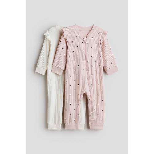 2-PACK COTTON PAJAMA JUMPSUITS