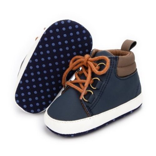 Bonario Baby Boys Girls Shoes Infant High Tops Ankle Sneakers Soft Anti-Slip Sole for First Walkers 3-18 Months