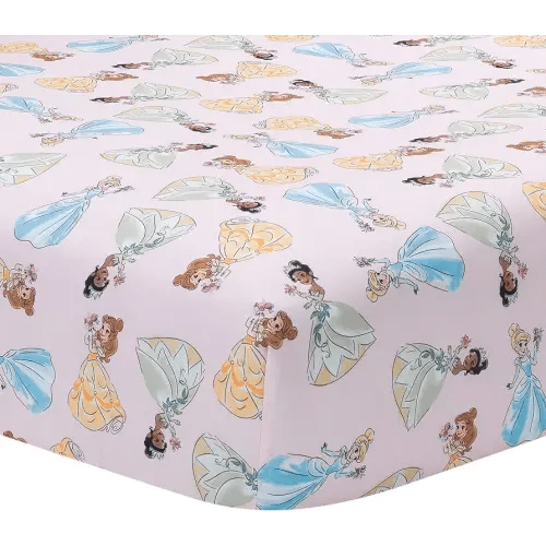 Disney Princesses Fitted Crib Sheet