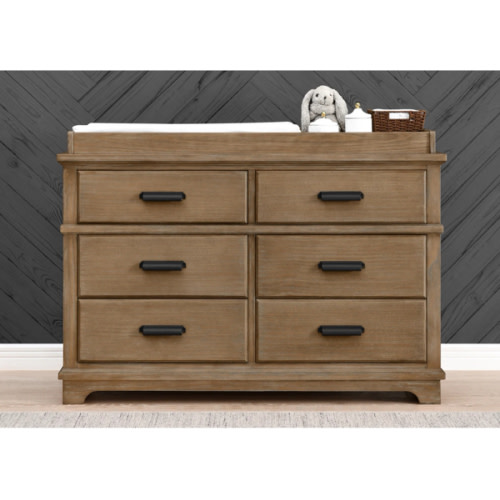 Asher 6 Drawer Dresser with Changing Top - Delta Children