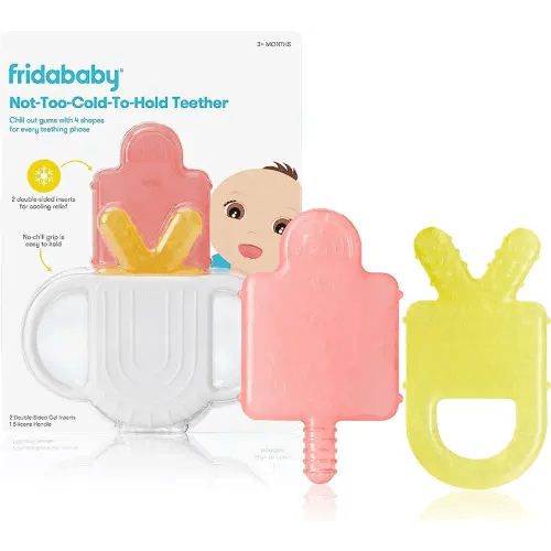 Frida Baby Not-Too-Cold-to-Hold BPA-Free Silicone Teether for Babies