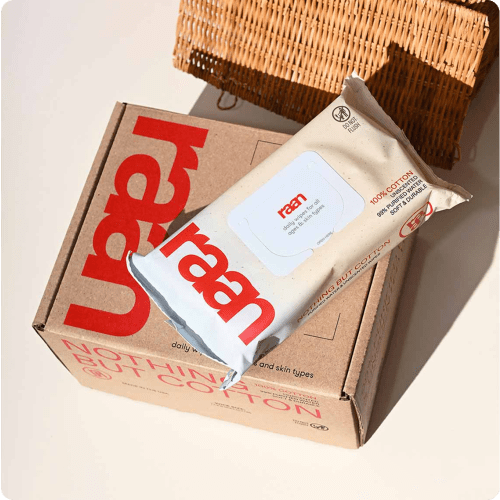 100% Cotton Baby Wipes – Unscented, Hypoallergenic | raan