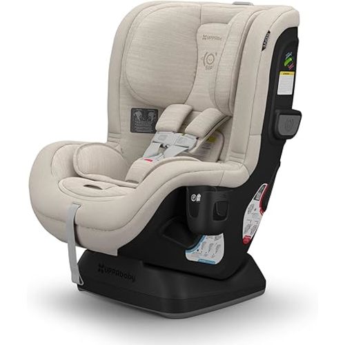 UPPAbaby Rove Convertible Car Seat - 2-in-1 Rear + Forward Facing - Quick + Secure 3-Step Install - Intuitive Safety Technology + Comfort Features - Cup Holder Included - Kavneer (Almond Mélange)