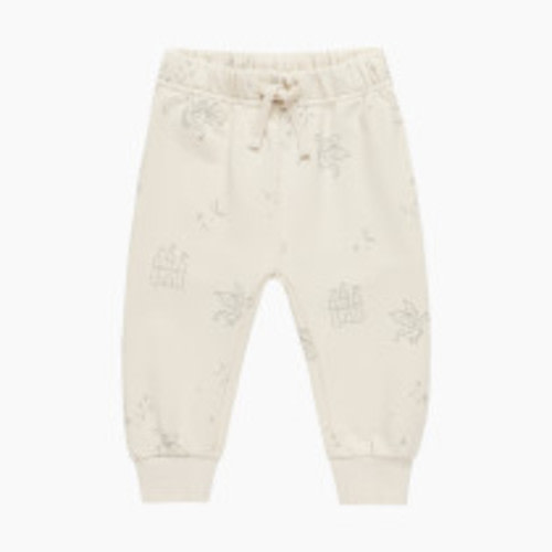 Quincy Mae Relaxed Sweatpant - Natural, 12-18 M