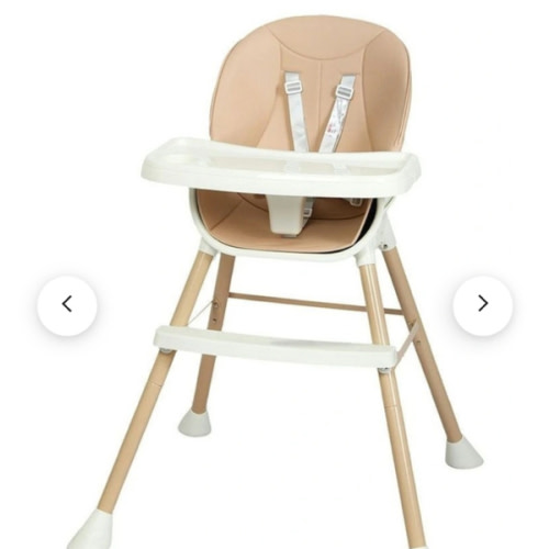 6-In-1 High Chair And Trays in Pink