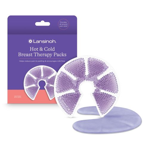 Lansinoh Breast Therapy Pack, Hot and Cold Breast Pads, 2 PK