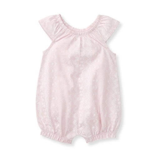 Brave Bandana Organic Baby Girl Bubble Romper - 12 Months