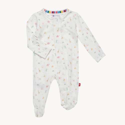 pink little bitty pretty one modal magnetic parent favorite footie – Magnetic Me
