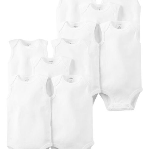 White Baby 10-Pack Cotton Bodysuits | Carter’s Oshkosh Canada