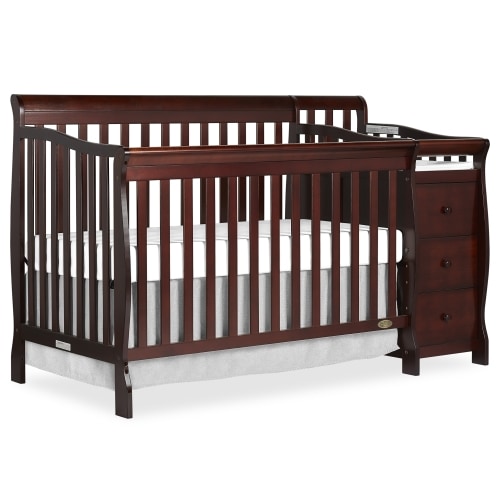 Brody 5 in 1 Convertible Crib with Changer