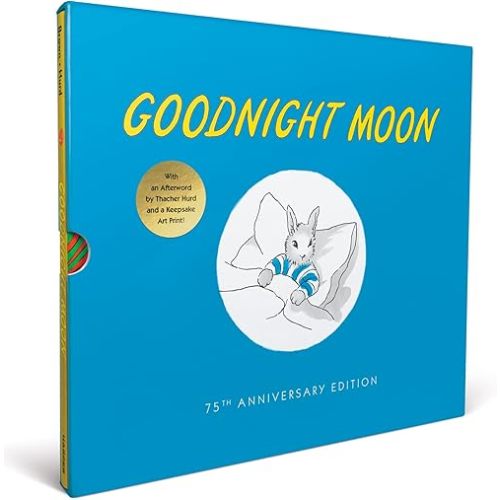 Goodnight Moon 75th Anniversary Slipcase Edition: Celebrating 75 Years of a Beloved Bedtime Classic Featuring a Bunny Saying Goodnight Hardcover – Picture Book, August 30, 2022