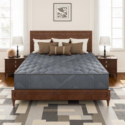 Alwyn Home Peckover 8/10/12 in. Anti Static Firm Cooling Breathable Gel Memory Foam Hybrid Mattresses with CertiPUR-US, OEKO-TEX Certified Foam & Reviews | Wayfair