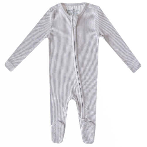 Ash Zip-Up Footie