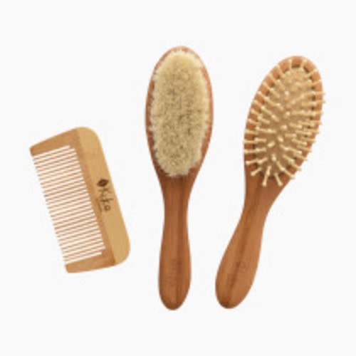 Kyte Baby 3-Piece Brush Set - Natural