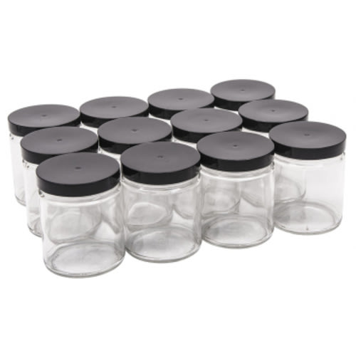 8 Oz. Glass Jars (12)