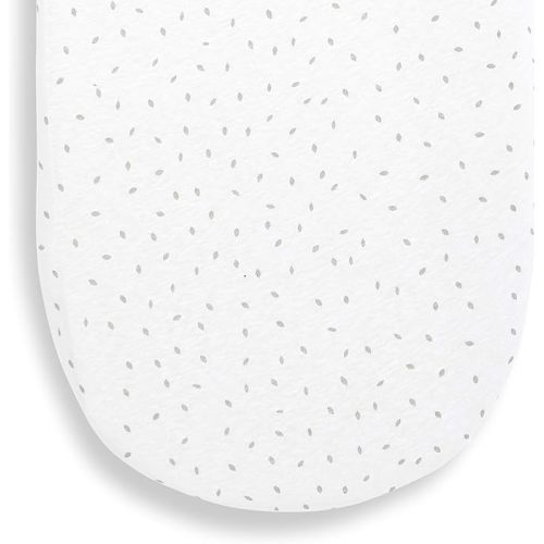 The Little Green Sheep Moses Basket Fitted Sheet - Organic Linen Cotton Blend - Fits Most Moses Basket Baskets from 30 x 70 cm to 35 x 75 cm, White with : Amazon.es: Baby Products