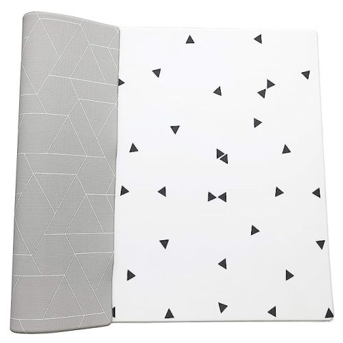 Soft Reversible Foam Baby Play Floor Mat (Zen line, Large)