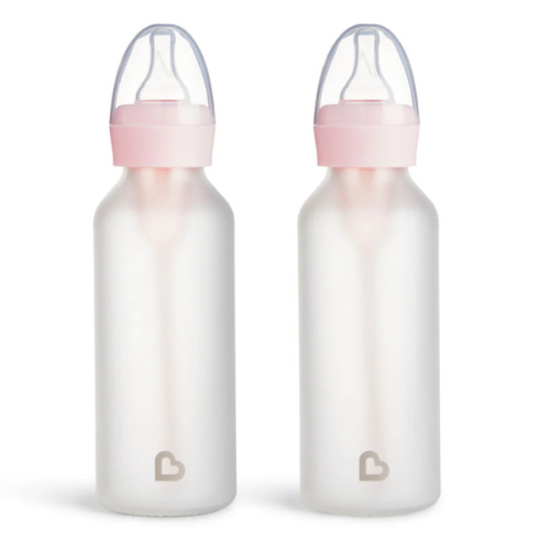 Bond™ Silicone Glass Bottle 4oz or 8oz, 2pk | Munchkin