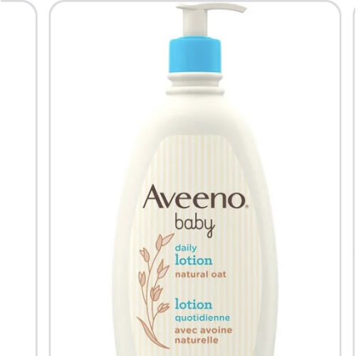 Aveeno Baby Lotion Daily Moisturizing - Natural Oat Formula for Sensitive Skin, 532mL - Gentle, Fragrance-Free Protection Body Lotion with up to 24-Hour hydration - Pediatrician-Recommended Brand