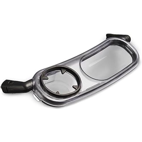 Snack Tray Fits for UPPAbaby Vista V2, Vista, Cruz, Cruz V2, RumbleSeat, RumbleSeat V2, Snack Tray with Cup Holder, Dishwasher Safe, Quick Attachment, Folds with Stroller, Stroller Accessories