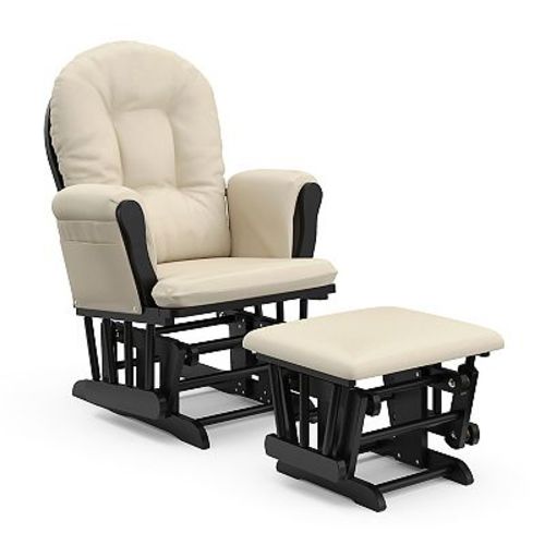Storkcraft Hoop Glider & Ottoman