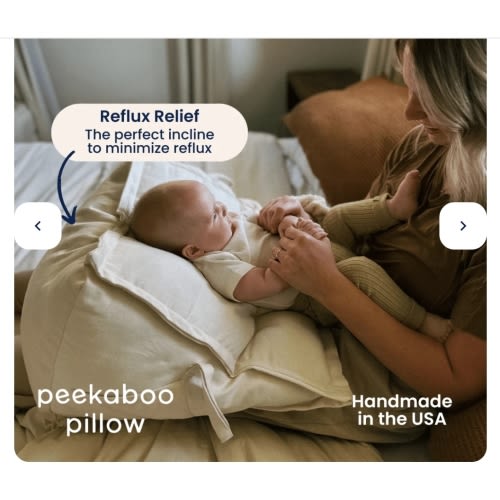Peekaboo Pillow™ Official Site - Organic Infant Lap Pillow