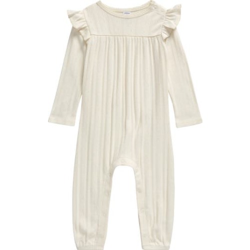 Pointelle Ruffle Romper, 6M