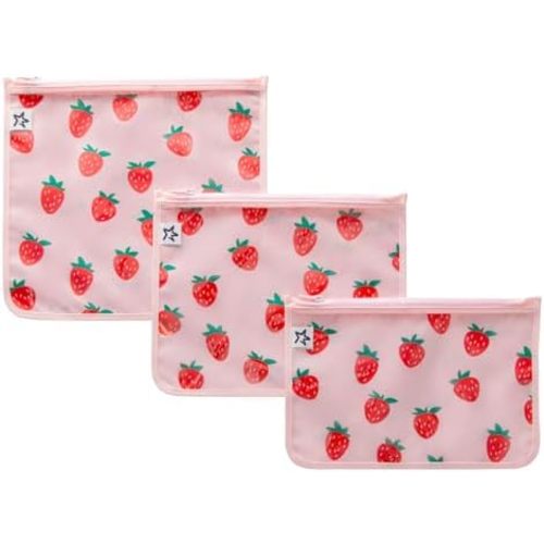 Tiny Twinkle Diaper Bag Organizing Pouches|3 Pack Mess-Proof Clear Front Travel Organizer Bags&TSA Approved Toiletry Bag Set for Baby and Mom Essentials