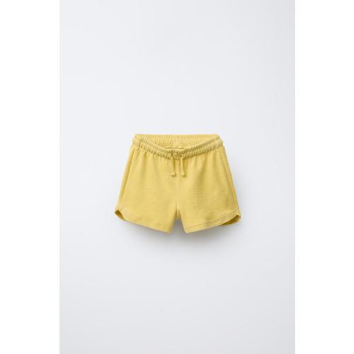 ZARA TERRYCLOTH SHORTS - Yellow | 2 Years