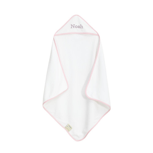 Gingham Baby Hooded Towel