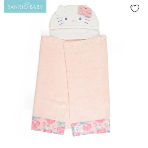 Sanrio Baby Hello Kitty Hooded Bath Wrap