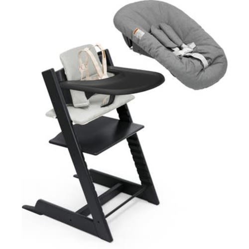 Tripp Trapp® Highchair², Cushion, Newborn Set & Stokke® Tray $597 Value