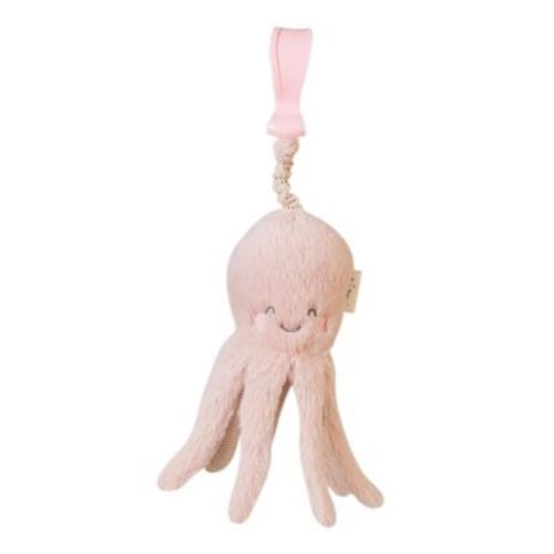 SARO Sensory Ocean Life Rattle Plush Toy (Hunter Mint) - Baby Sensory Toy - Hand-Eye Coordination Development - Pram & Stroller Toy