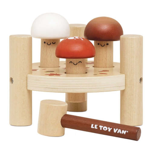 Le Toy Van Woodland Mushroom Hammer Game – Green Bean Baby Boutique