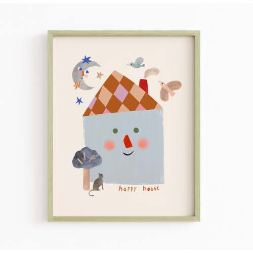 Happy House Print