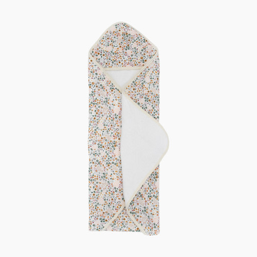 Little Unicorn Cotton Muslin & Terry Infant Hooded Towel - Pressed Petals