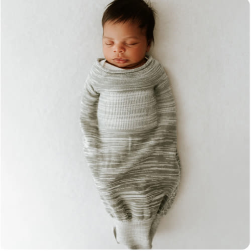 Grey Swaddle Sleep Sack - Small ( 6-12 pounds)