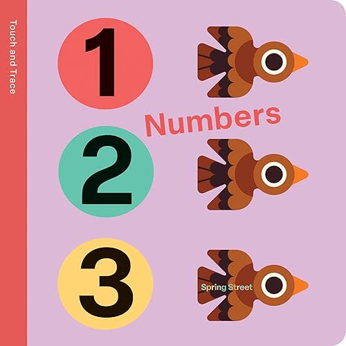 Spring Street Touch and Trace: Numbers Board book – March 5, 2024