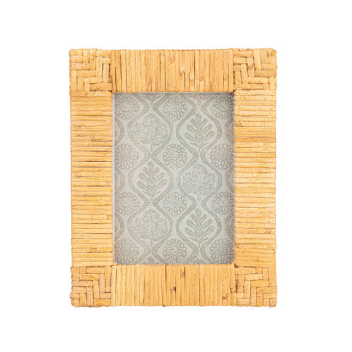 Joss & Main Kitt Handwoven Rattan Picture Frame & Reviews | Wayfair