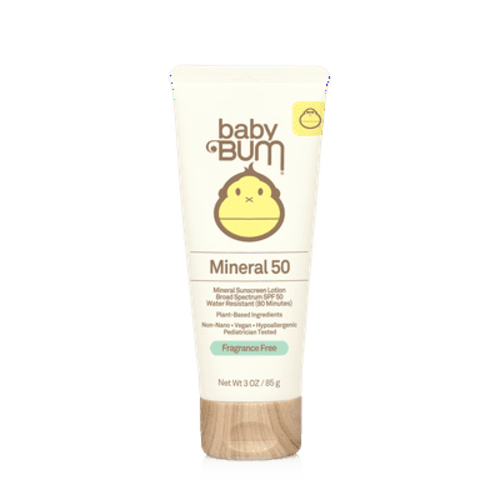 Sun Bum Baby Bum Mineral Sunscreen Lotion, SPF 50, Fragrance Free, 3 fl oz