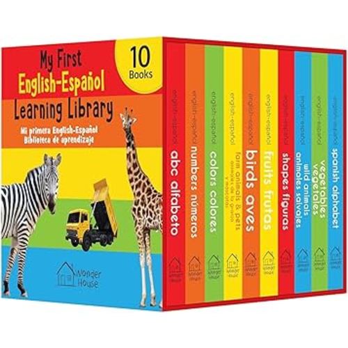 My First English - Español Learning Library (Mi Primera English - Español Learning Library): Boxset of 10 English - Spanish Board Books (Spanish Edition)