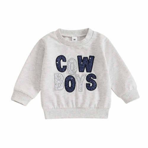 Cowboys Sequin Crewneck – The Ollie Bee
