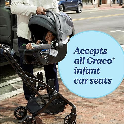 Graco Gomax Frame Stroller, Accepts All Graco Infant Car Seats, Backpack Style Lightweight Travel Stroller Frame